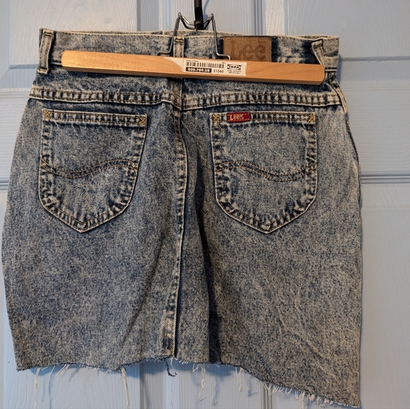 Ripped, denim, mini skirt - Picture 2 of 2